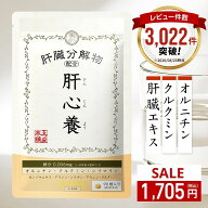 【楽天スーパーSALE ￥2506→32%OFF】肝心養 | 肝臓エキス ウコン 高吸収クルクミン オルチニン 肝臓 サ…