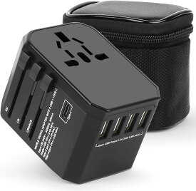 変換プラグ 海外 韓国 SEタイプ cタイプ コンセント 変換 電源プラグ 旅行充電器 4usbポート USB-C変換器 bf c se a o マルチ変換プラグ 急速充電 イタリア オーストラリア ハワイ ヨーロッパ マレーシア 台湾 ドイツ アメリイカ 全世界180ヶ国以上