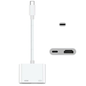 y2025Vozy/P5{/zUSB Type C HDMIϊA_v^@^CvC HDMI ϊA_v^ i-Phone 1615 HDM I ϊP[u 2in1 4K xȂo [dȂ瓊e USB-Cd 4K@60HzΉ USB TYPE C iPad Pro Ma