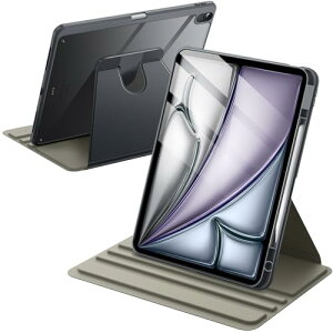]P[X iPad Air 13C` M3/M2i2025/2024jp Pencilz_[t 360°]ی X^hJo[ NAobN I[gEFCN/