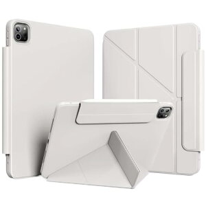 Ή Apple iPad Pro 11 M4/Air 11 M2 2024 11C`ɓK^ubgP[XAO\Y^܂肽ݎA360°]AO\ȃJo[White For IPad Air 11 M2 2024 For IPad Pro 11 M4 2024