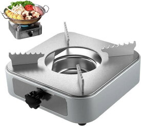 【限定配布中！100円OFFクーポン】固形燃料 コンロ アルコールストーブ 固形燃料ストーブ 卓上コンロ 卓上一人鍋用コンロ 安定させる 安全性 固形燃料の交換が簡単 軽量 激しい火力 制御可能な火力 お手入れと保管が簡単 キャンプ アウトドア アウトドアキャンプ 緊急使用