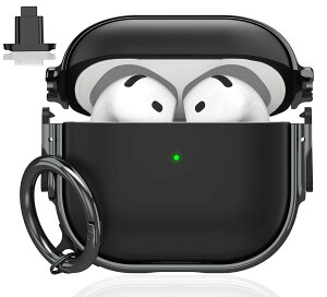 AirPods4 P[X Airpods 4 P[X 2024 (USB-C) Ή ̈SbNt GA|bY4 P[X Magsafe CX[dΉ LEDCg Jrit  n[h TPU Sʕی ϏՌ h~