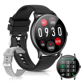 スマートウォッチ 通話機能付き Bluetooth 活動量計 歩数計 腕時計 健康管理 スマートバンド IP67防水 スマートブレスレット DIY文字盤 音楽再生 着信通知 Line/メッセージ通知 ストップウォッチ smart watch 睡眠検測