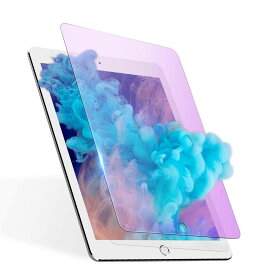 iPad10.2 ガラスフィルム ブルーライトカット iPad第9世代/第8世代/第7世代 強化ガラス アイパッド10.2 保護ガラス 液晶保護フィルム 【目に優しい/硬度9H/貼り付け/気泡ゼロ/指紋防止】【1枚セット】