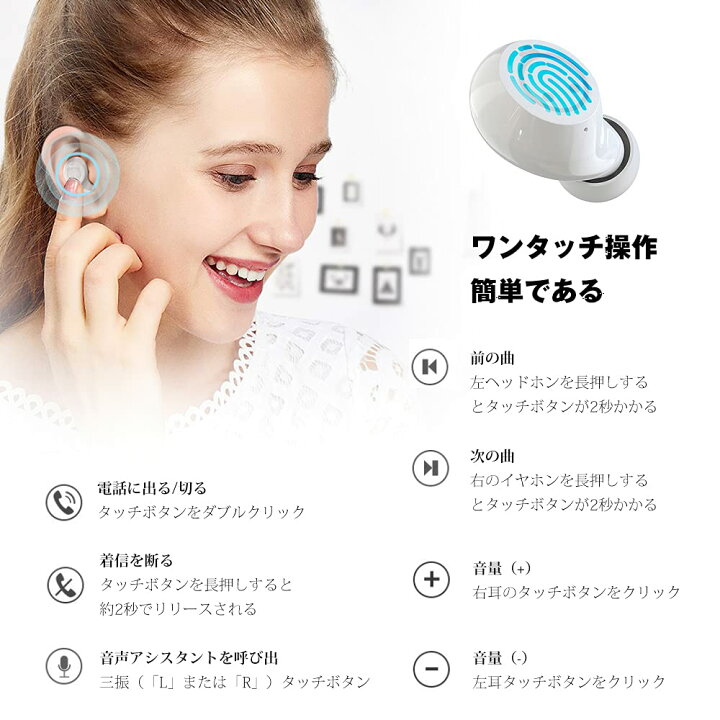 楽天市場】ワイヤレスイヤホン パンダ bluetooth イヤホン TWS 