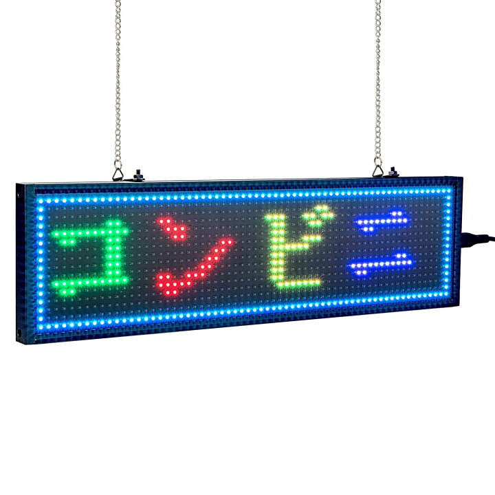 楽天市場】LED電光掲示板フルカラーLED看板 軽量小型LEDボード 多機能 