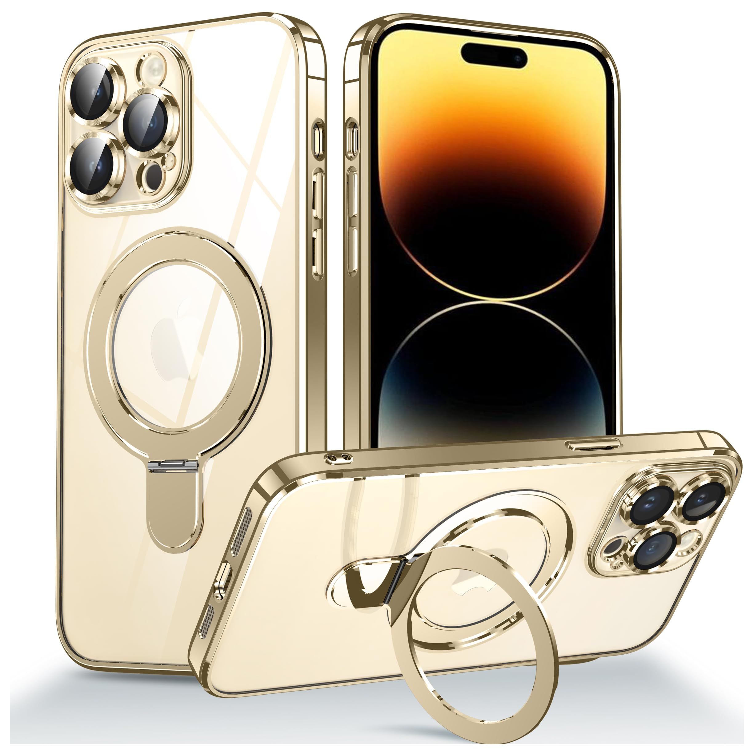 楽天市場】iPhone 14 ケース【MagSafe対応 多機能隠しスタンド 縦横両