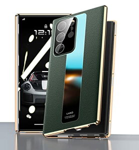 Galaxy S23 Ultra ���� �P�[�X �K���X ���U�[ ���b�N�t�� �M�����N�V�[ S23�E���g�� / SC-52D / SCG20 �p �t���J�o�[ �X�}�z�P�[�X �A���~ �o���p�[ �J�����ی� 360°�S�ʕی� �}�O�l�b�g�� ���^ �l�C ��