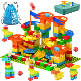 ビーズコースター 知育玩具 スロープトイ ルーピング セット 子供 DIY 組み立 積み木 男の子 女の子 誕生日のプレゼント ビー玉転がし ブロック おもちゃ