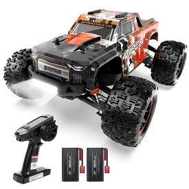 ラジコン オフロード 1:16スケール ラジコンカー 高速 40km/h ブラシレスモーター搭載 RCトラック 4WD 男の子 クリスマス プレゼント 無段階制御 オイルダンパー/アルミ冷却フィン 金属製ギア 全地形対応 車おもちゃ 小学生 中学生 誕生