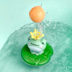 グルグル噴水カエルちゃん お風呂おもちゃ 子供 風呂 水遊 スイミングプール セット 豪華充電式