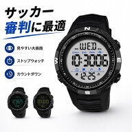 【即納★200円OFF&レビュー特典】レフェリーウォッチ サッカー スポーツ ストップウォッチ クロノグラフ …