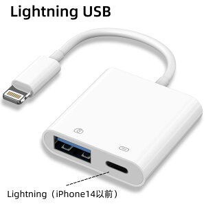 ���r���[���T iPhone HDMI USB �ϊ��A�_�v�^ 2in1 USB Type-C USB�|�[�g �J�����A�_�v�^ usb ���C�g�j���O �ϊ� �����`�� �o�����ڑ� �f�[�^/�ʐ^/�r�f�I/�����t�@�C���]�� �}���[�d �ݒ�/����s�v U�f�B