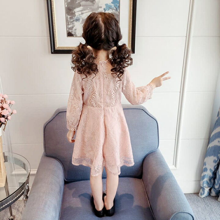 楽天市場】【楽天1位4冠】子供服 子供ワンピース レース付き キッズ  