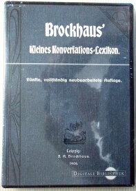 【新品】ドイツ語　CD-ROM　Brockhaus. Kleines Konversations-Lexikonr DIGITALE BIBLIOTHEK
