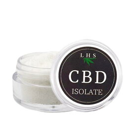 LHS CBD アイソレート クリスタル パウダー 2g cbd 純度 99.4% 新基準対応 高純度 THCフリー 電子タバコ ワックス ジョイント