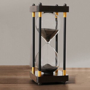 砂時計、60分木製砂時計時計、砂時計砂時計、部屋の装飾、オフィス、キッチン、誕生日の装飾砂時計