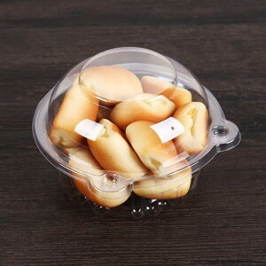 カップケーキホルダー 200個 クリア プラスチック ドーム シングル カップケーキ ボックス マフィン コンテナ 個別 ケース かわいい ミ