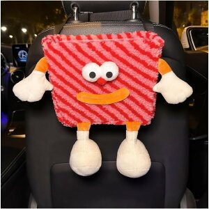 車 ゴミ箱 可愛い つりさげ 怪物【2025 車 ゴミ箱 吊り下げ お洒落 小物入れ】おしゃれ 車用ゴミ箱 車用品 便利グッズ 簡単取付 後部座