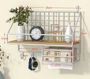ウォールシェルフ 取り付け簡単 壁を傷つけない ウォールシェルフ 縁台 ウォールシェルフ おしゃれな木製 厚みのある飾り棚 2つの取り付