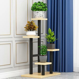花棚 花台 アイアン+木製 防水 防サビ 観葉植物 50KG耐荷重 フラワースタンド プランタースタンド フラワーラック 盆栽棚 植物棚 園芸ラ