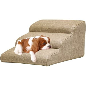 ペット用 ステップ 階段 犬 階段 犬 ステップ,スロープ スポンジ 滑り止め ギャングウェイ メッシュ ポータブル 耐久性 犬 はしご 屋内