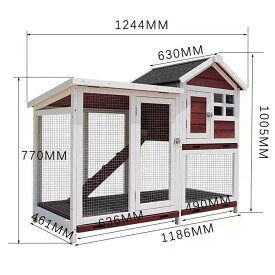 ウサギケージ うさぎケージ ウサギ小屋 うさぎ小屋 ラビットケージ 屋外ウサギケージ木製鶏小屋 屋外二層木製チキン小屋 木製小動物 ア
