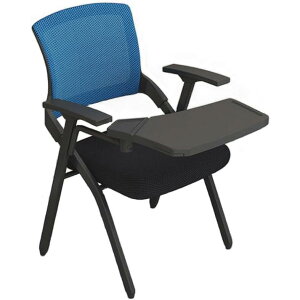 オフィスチェア ミーティングチェア テーブル付き 折りたたみ 事務椅子 テーブル一体型 軽量 持ち運び 折り畳み可能 パイプ椅子 メモ台