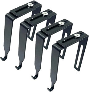 4個セット ドアハンガー パーテーションフック ドアフック 掛けフック 間仕切り 調整可能 服 帽子 傘 自宅用 ドア掛け 扉 ドア用 取付け簡単 省スペース オフィスセット