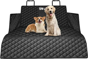 トランクマット ペット用 ラゲッジマット 車用 ラゲッジマット 600D オックスフォード 防汚 防水 滑り止め 汚れに強い 水洗い可能 耐摩耗 取り付け簡単 折り畳み式 猫犬兼用 アウトドア 旅行