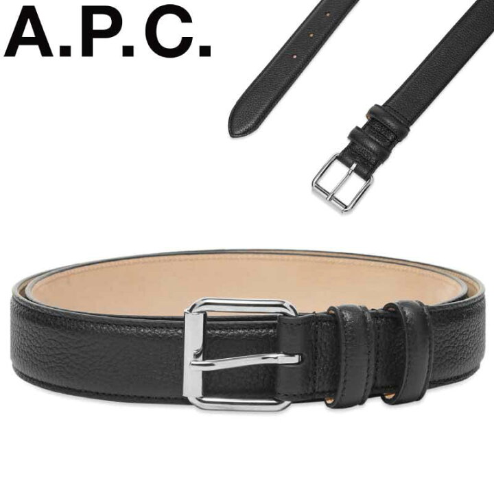 楽天市場】APC アーペーセー A.P.C. Paris Grain Leather Belt パリ 