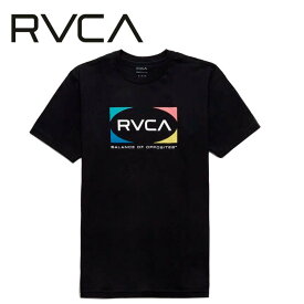 お買い物マラソン RVCA ルーカ メンズ Tシャツ 半袖 RVCA クアッドTシャツ ブラック