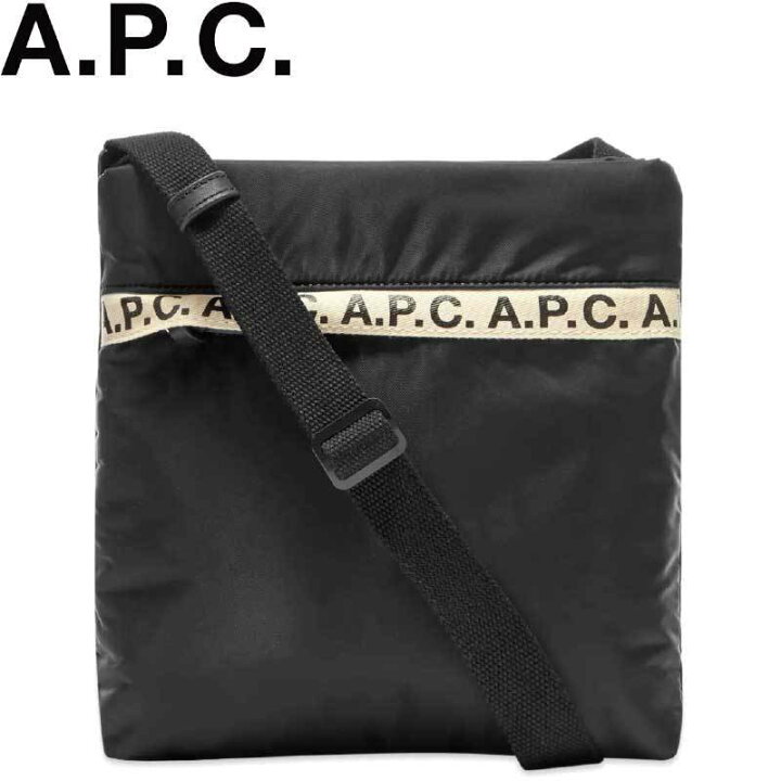 楽天市場】限定価格 APC アーペーセー A.P.C. TAPE LOGO SACOCHE BAG 