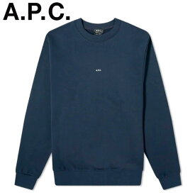 APC アーペーセー 長袖 ロゴスウェット A.P.C.メンズ スウェット トレーナー A.P.C.スティーブ・ロゴ・スウェット h27621