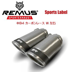 REMUS SPORTS LABEL EXHAUST GOLF7 GTI/GTI �p�t�H�[�}���X/��p�e�[���P�i ��84 �J�[�{�����[�X W ���E/0046 83CSR
