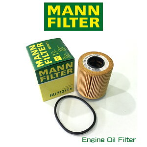 MANN FILTER �}���t�B���^�[ HU713/1x FIAT500 1.4L/JEEP RENEGADE 1.4L �I�C���G�������g�@�t�B�A�b�g�@�W�[�v�@���l�Q�[�h/AOPOF078