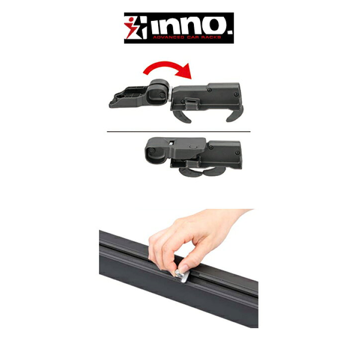 受賞店舗】 キャリア車種別セット クライスラー ジープ レネゲード BU系 H27.9〜 ルーフレール付車用 INNO イノー XS150 + XB138S x 2 nrsports.com.br