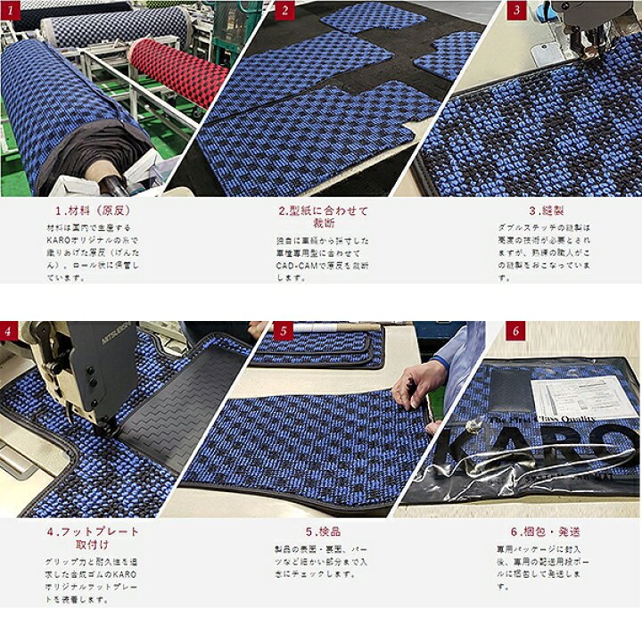 楽天市場】KARO カロ 車種別専用フロアマット Granʼ SISAL シザル 