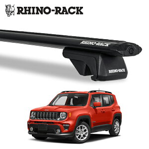 W[v lQ[h BU JEEP RENEGADE RHINORACK iCmbNjVORTEX SX BLACK 2 BAR ROOF RACK {ebNXo[ ubN 2{ tLbg JA9141 [tLA AEghA Lv