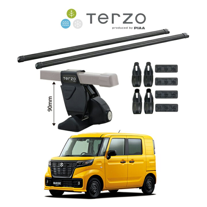 楽天市場】『車種別セット』Terzo テルッツオ ベースキャリア スクエア 