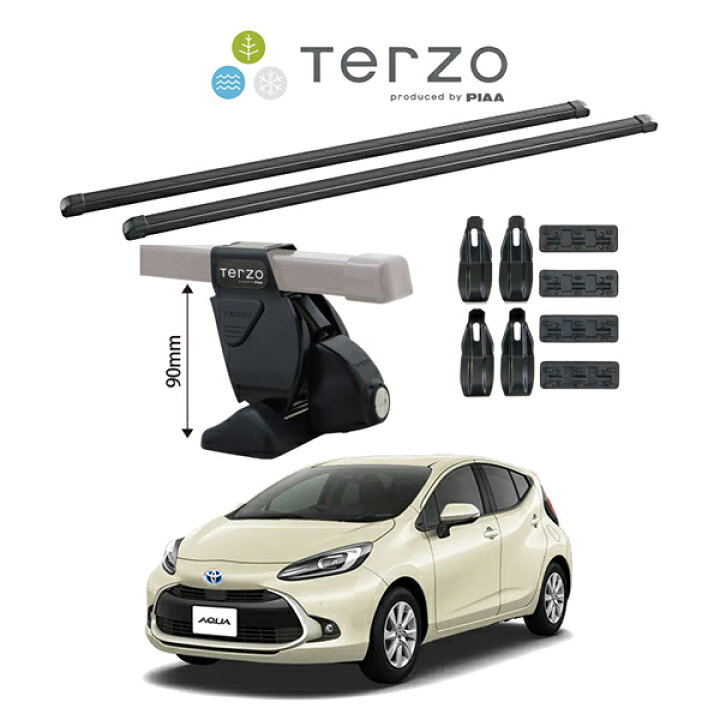 楽天市場】『車種別セット』Terzo テルッツオ ベースキャリア スクエア  