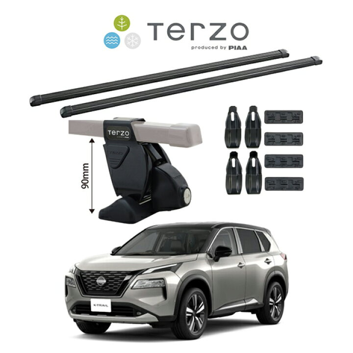 楽天市場】『車種別セット』Terzo テルッツオ ベースキャリア スクエア 