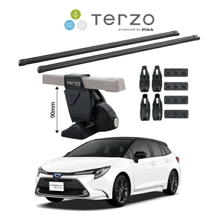 楽天市場】『車種別セット』Terzo テルッツオ ベースキャリア スクエア 