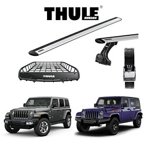 JEEP WRANGLER JL/JK�@�W�[�v �����O���[ THULE �X�[���[�x�[�X�L�����A �E�B���O�o�[EVO�ECanyon 859XT �L�����A�o�X�P�b�g �X�g���b�v �Z�b�g DIY �A�E�g�h�A