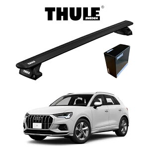 AUDI �A�E�f�B Q3 �_�C���N�g���[�t���[���t�� �E�B���O�o�[ EVO �i�u���b�N�j ���[�t���b�N �w�Ԏ�ʃZ�b�g�xTHULE Base carriers �i�X�[���[�x�[�X�L�����A�j �L�����A���b�N �p�[�c