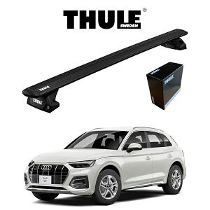 AUDI Q5 �A�E�f�B Q5 �_�C���N�g���[�t���[���t�ԁw�Ԏ�ʃZ�b�g�xTHULE Base carriers �i�X�[���[�x�[�X�L�����A�j�E�B���O�o�[ EVO �u���b�N �L�����A���b�N