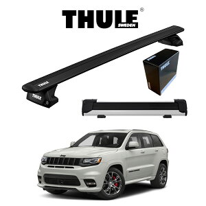 �W�[�v JEEP �O�����h�`�F���L�[ GRANDCHEROKEE �E�B���O�o�[ EVO �i�u���b�N�j �X�m�[�p�b�N�G�N�X�e���_�[ �w�Ԏ�ʃZ�b�g�xTHULE Base carriers �i�X�[���[�x�[�X�L�����A�j �L�����A���b�N �p�[�c