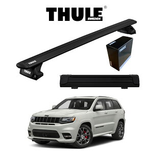 �W�[�v JEEP �O�����h�`�F���L�[ GRANDCHEROKEE �E�B���O�o�[ EVO �i�u���b�N�j �X�m�[�p�b�N�G�N�X�e���_�[ �i�u���b�N�j �w�Ԏ�ʃZ�b�g�xTHULE Base carriers �i�X�[���[�x�[�X�L�����A�j �L�����A