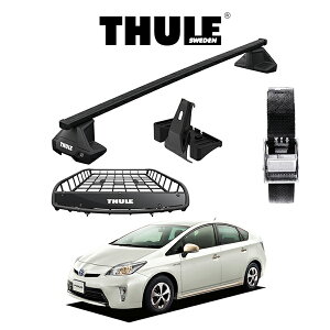 TOYOTA PRIUS ZVW30 �g���^ �v���E�X THULE �X�[���[�x�[�X�L�����A �X�N�G�A�o�[ �L�����A�o�X�P�b�g Canyon 859XT �X�g���b�v �Z�b�g DIY �A�E�g�h�A